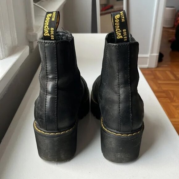 Dr. Martens - Rometty Wyoming Leather Platform Chelsea Boots - Picture 5 of 8